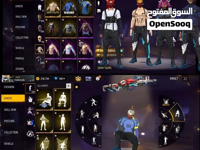 Free Fire Accounts and Characters for Sale in Khartoum