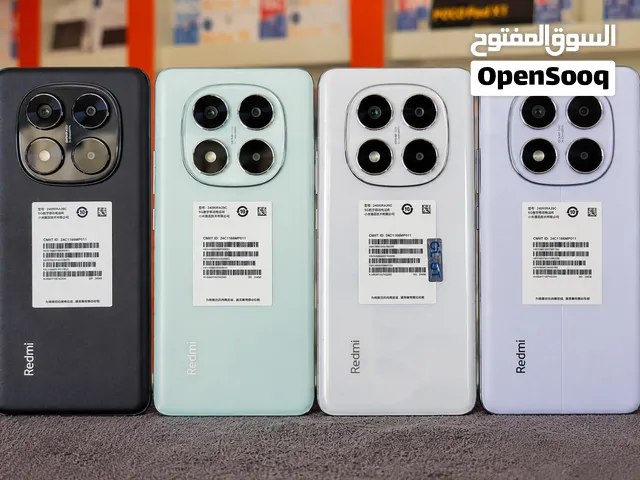 Redmi note 14 pro 5G نظام اندرويد(16) النسخه الرسميه المعتمده  ذاكره 256 رام 8+8