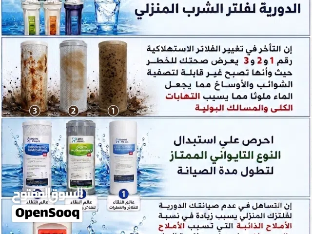 الصيانة الدورية للفلاتر المنزلية