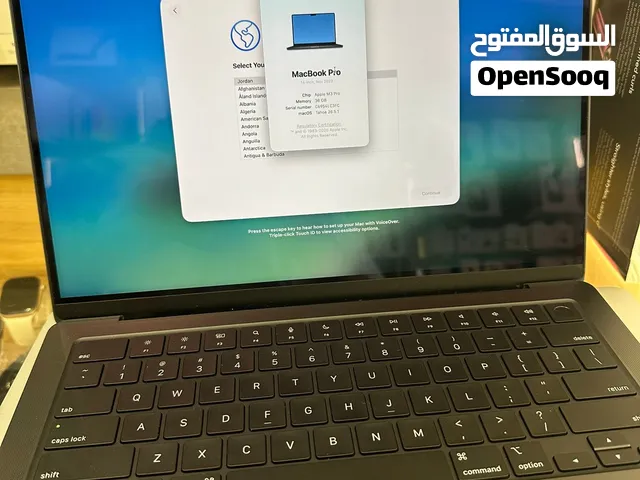 MacBook Pro 14-inch M3 Pro – 36GB / 512GB