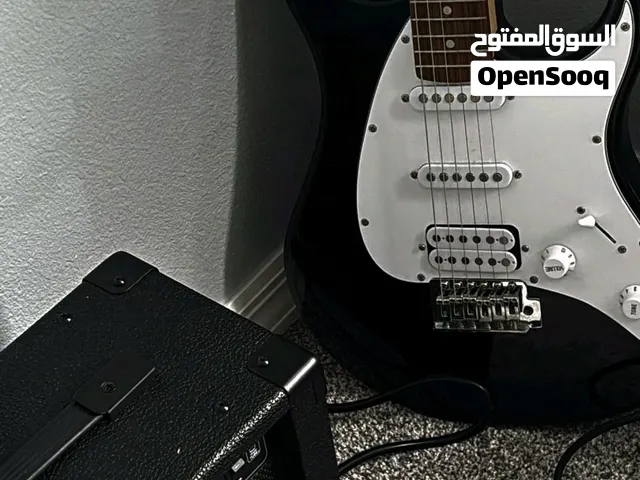new guitar only tried using once with amp speaker and other stuff