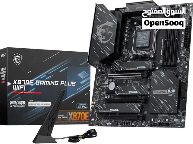 مذربورد براند MSI X870E GAMING PLUS شبة جديد تدعم معالجات حديثة