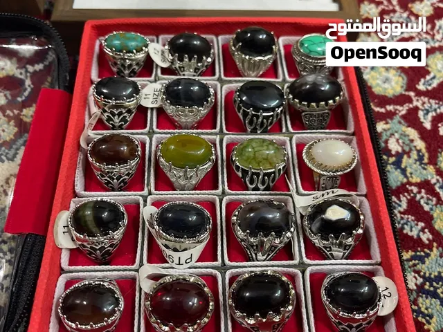 خاتم عقيق يمني خمسة ريال مع التوصيل