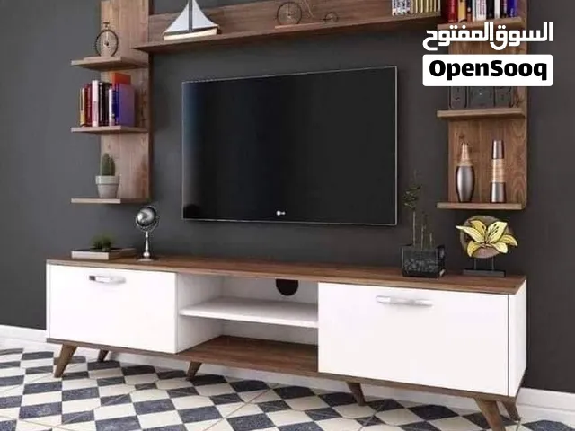 ميز تلفزيون عصري مع أرفف – تركي
