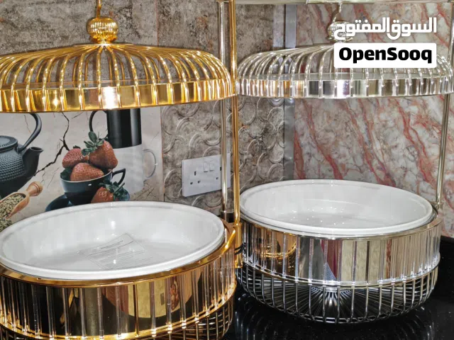 صحون بوفيه بأشكال متنوع واحجام متنوع بأشكال جميلة جدا.. وتوصيل لجميع المناطق عن طريق مكاتب او مندوب