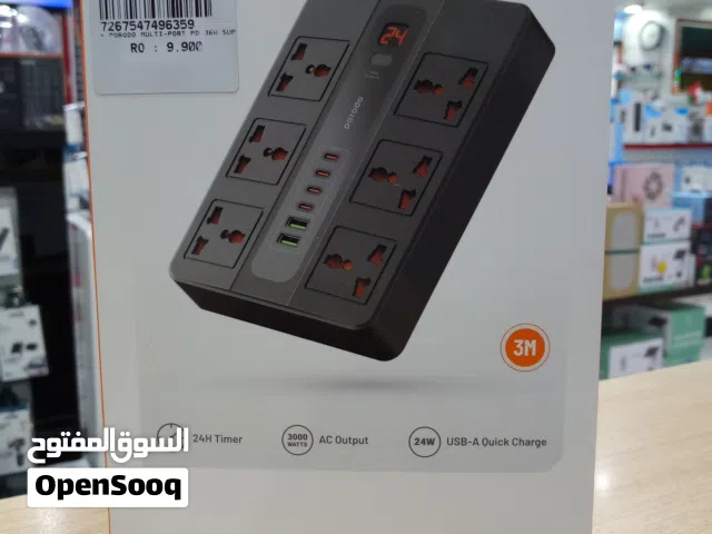 Porodo multi- Port super Hub 4 USB -c 2 USB A Port