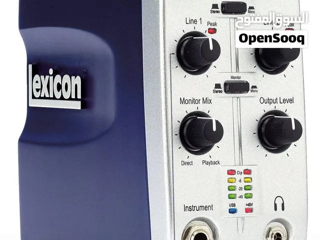 كرت صوت من شركة ليكسيون الشهيرة Lexicon Lambda  مميز بتعدد المداخل والمخارج وجودة تسجيل قوية