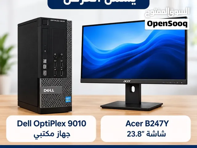 للبيع Dell OptiPlex 9010 كامل مع شاشة Acer B247Y