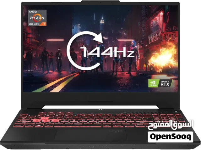 Laptop ASUS TUF Gaming A15, AMD RyzenTM 7 170 لابتوب اسوس رايزن سفن
