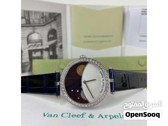عرض خاص  ساعة فان كليف أند آربلز النسائية ماستر – تصميم فاخر مرصع بالزركون بسعر 1700 ريال