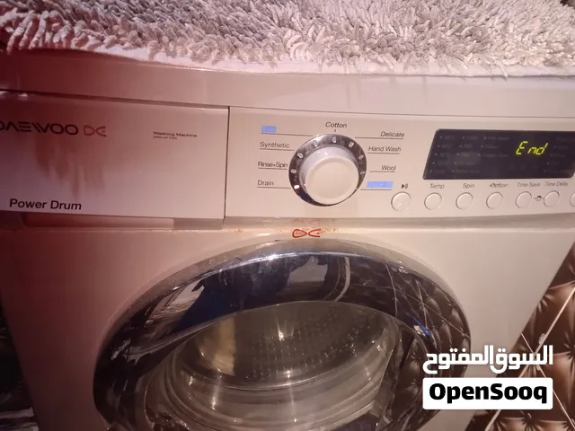 غساله فل اتوماتيك دايو  فحص كامل بحال الوكاله لون سلفر80دينار