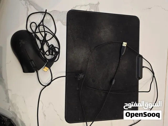 razer rgb  mousepad and razor mouse