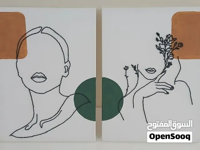 لوحات كانفس يدوية الصنع