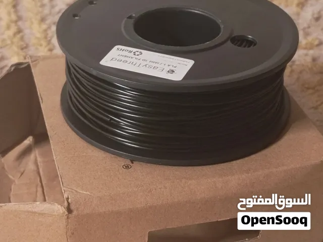 فيلمنت اسود نوع PLA 1.75mm من شركة Easy Threed بطول 80M بوزن 250 جرام