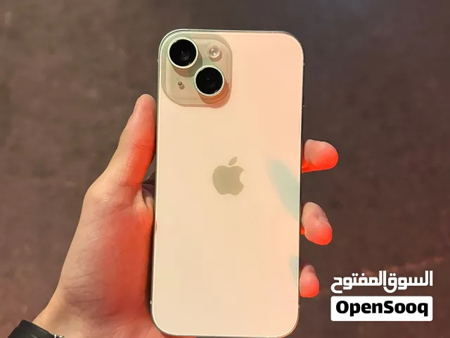ايفون 15 بسعر 380$ فقط حرق ذاكرة 128 بطارية 100 ولا خدش مبدل شاشة احسن نوع واقف في ايدي موجود بحلب