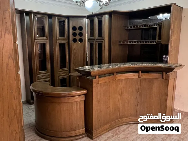 Cabinet set with counter serving area (bar)