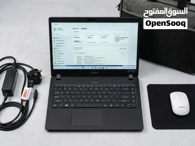 لابتوب Acer TravelMate نظيف جداً للبيع مع كافة الملحقات
