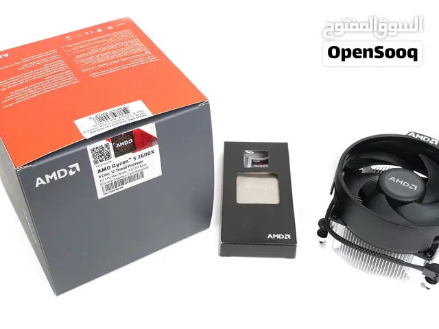 AMD Ryzen 2600x CPU with cooler and original box معالج للبيع