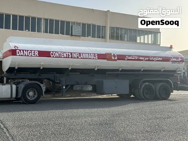 Disel tanker capacity 38000 liters  Full heavy with fuel mater and engine all pipe all tires new ,