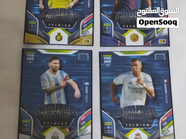 4 بطاقات limited edition  اصدار محدود