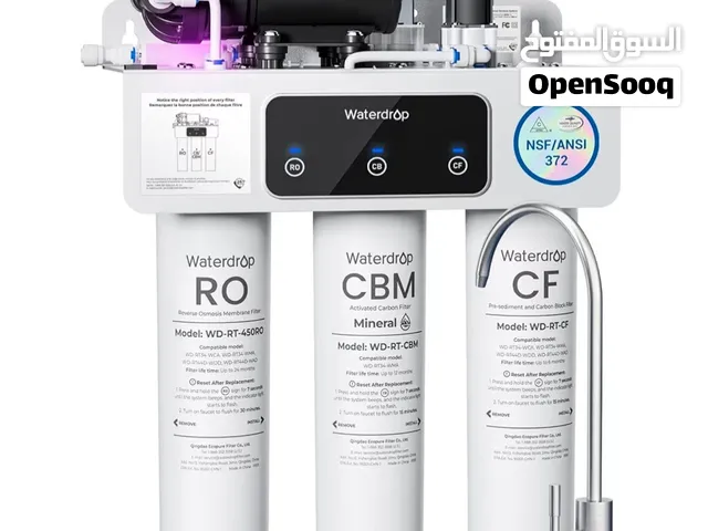 Waterdrop 9-Stage Tankless RO Water Filtration System (450 GPD)