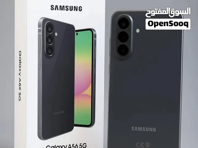 مشغل ايام Samsang A56  5G  و 128 256g 16ram مع بكج هدايا كفاله سنه كاملة BMC