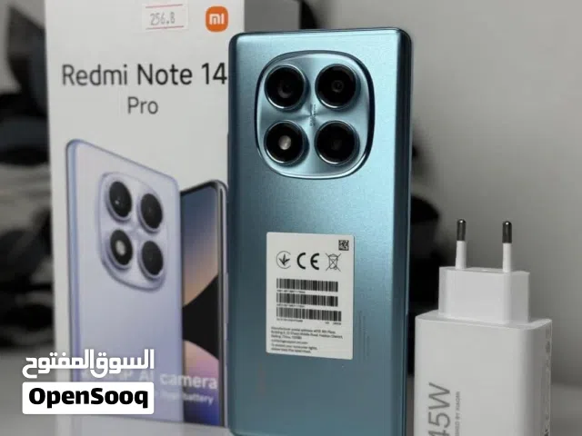 شاومي ريدمي نوت 14 برو مستعمل بحالة ممتازة مع الكرتونة  256 جيجا 16 رام