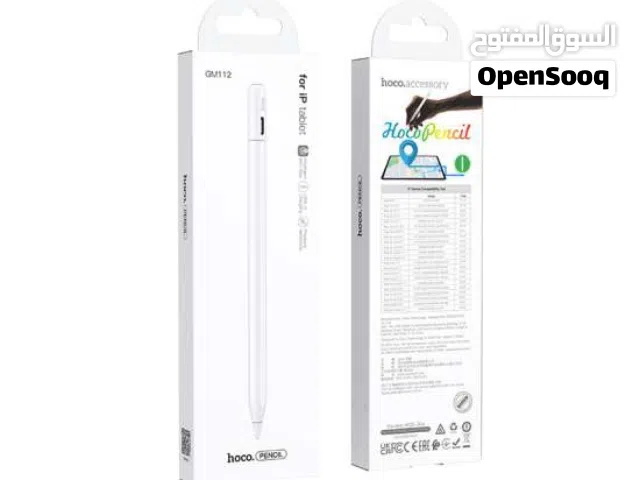 Hoco GM112 ( Like Apple Pencil ) قلم هوكو يعمل على جميع أنواع ايباد ايفون يدعم راحة اليد+ تشغيل مريح