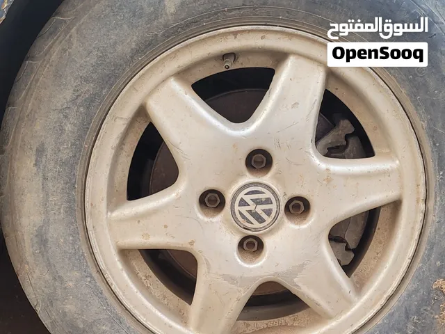 4 طاوات كروم مع تواير توبلس مقاس 14