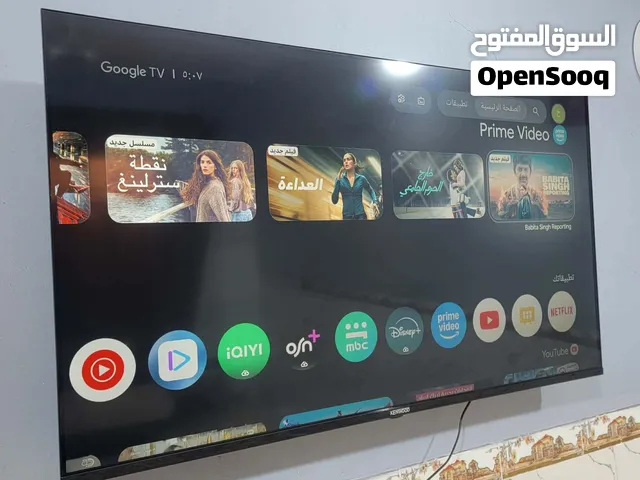 سلام عليكم  شاشه حجم 55 كينود سمارت نضمام كوكل تيفي يعني اي برنامج الي تريد ينزل فوركي حقيقي  صوره ت