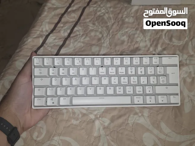 للبيع كيبورد ميكانيكي صغير الحجم Mizar MZ60 Luna (60%)  كيبورد راقي، إضاءة RGB كاملة، ويدعم التبد