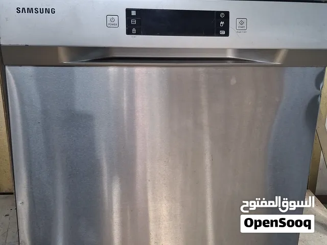 جلايه سامسونج ثلاث مرشات سلتين ست برامج 14 طقم لون ستيل بحاله ممتازه