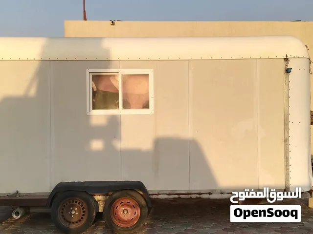 كابينة (كرفان) سحب مستعملة للبيع سقف فايبر جلاس وجامبينات ألمانية - -Second-Hand Towed Cabin