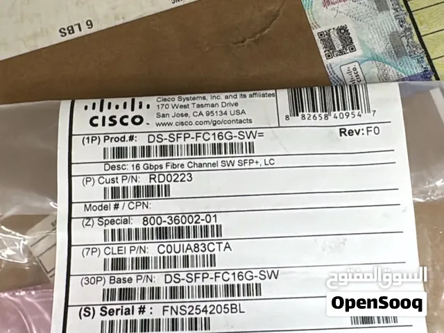 Cisco DS-SFP-FC16G-SW 16Gb Fibre Channel SFP  Enterprise Storage Networking