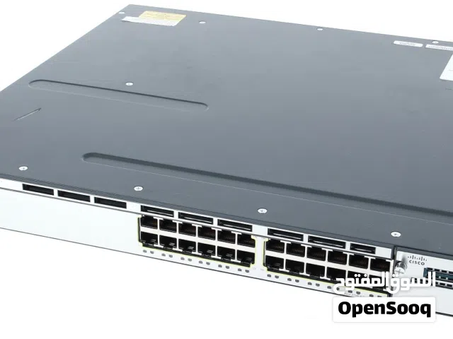 سويتش سيسكو  Cisco Switch WS-c3750x 24Port + 1G SFP Module