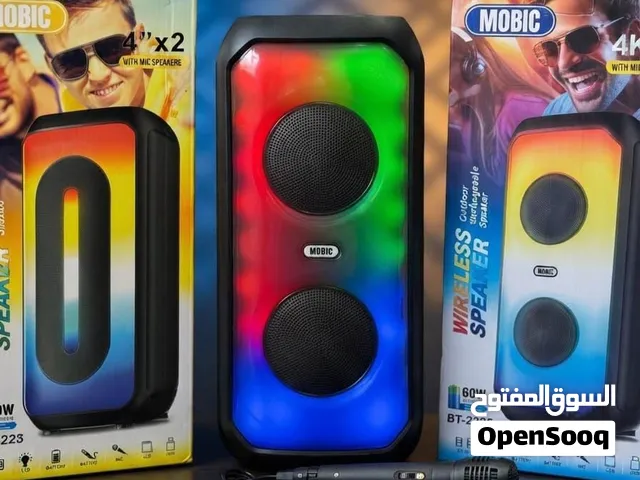 *وصف طويل لسماعة MOBIC BT-2225*   الصورة فيها سماعة محمولة من شركة *MOBIC* موديل *BT-2225*، وه