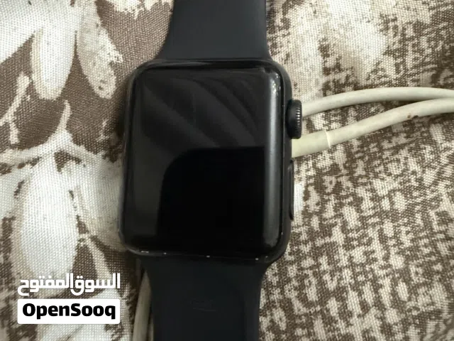 Model: Appears to be the Apple Watch Series 3, often found in space gray or black aluminum finishes