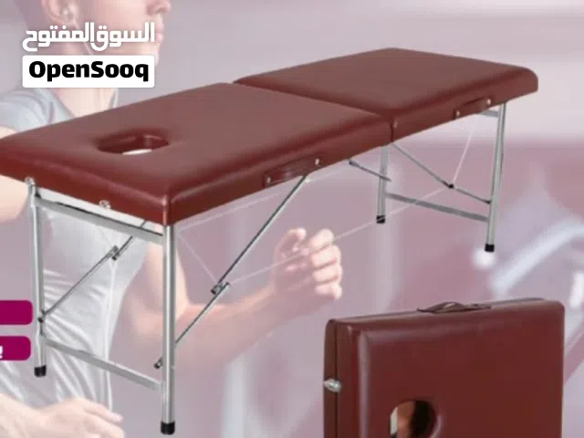 بنش مساج طبي ستانلس ستيل قابل للطي والحمل زي الشنته سهل التنقل متين يحمل وزن 150 كغم شامل التوصيل