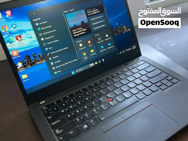 لابتوب lenovo thinkpad T14s بحالة ممتازة جدا للبيع او للبدل