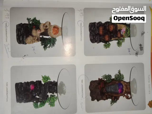 ستوك نوافير حاءط و ارضي 130 نافورة للبيع جملة.