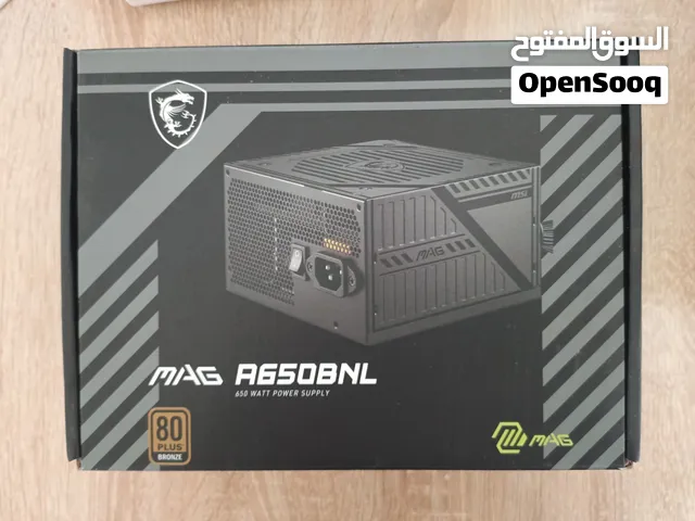 Power supply alimentation msi MAG A650BNL 80+ 650w bronze باور سبلاي msi