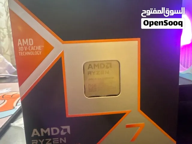 AMD Ryzen 7 98003XD 8-core 4.7GHz جديد و ال QR code من الشركه يعني لو بتعملو scane بطلعلك انو اصلي