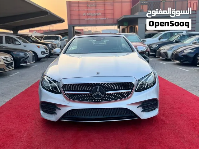 مرسيدس بنز E450 كوبيه كشف 2020 فل كامل – لون سلفر مميز & داخلية أسود × أحمر وارد أمريكي بدون حواد