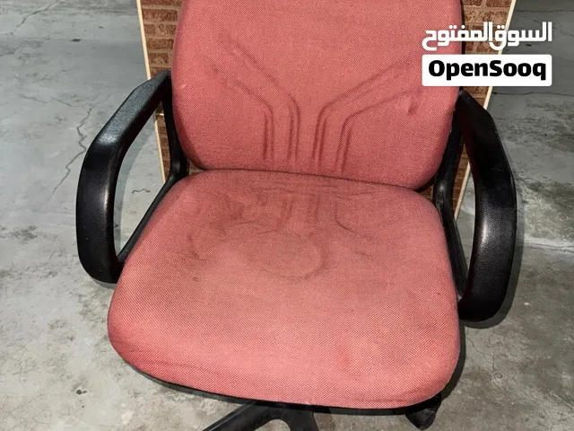 Office Revolving Chair, Maroon fabric finish