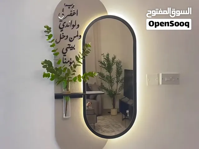لوحات جدارية مميزه مع مرآه لمدخل منزلك