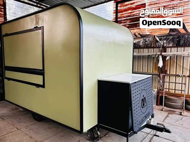 عربة متحركة للبيع  جديدة لفتح حلويات باريستا او مطعم صغير  او كافتيريا