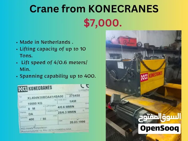 Crane from KONECRANES for sale