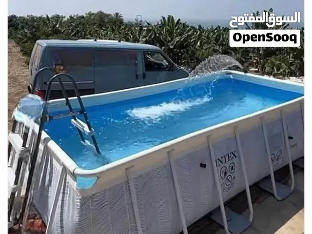 العرض الكبر على المسبح المميز من شركة انتكس الامريكية بطول 4متر وعرض 2متر وعمق 1.22متر