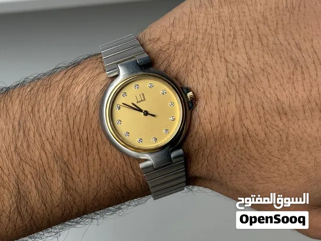 ساعة دنهل 12 حبة الماس