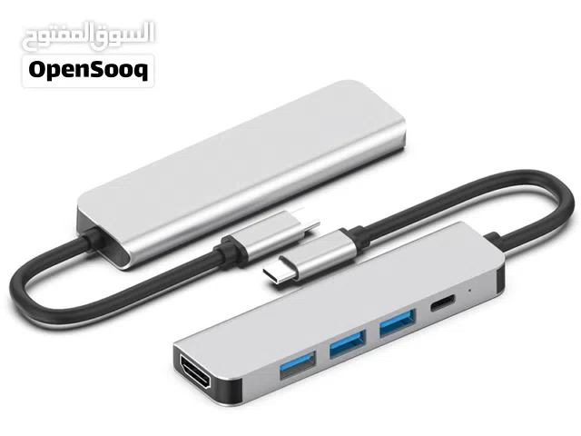 Multi Port 5 in 1 Type C Docking Station USB C HUB Type-C to HDMI/USB3.0*3